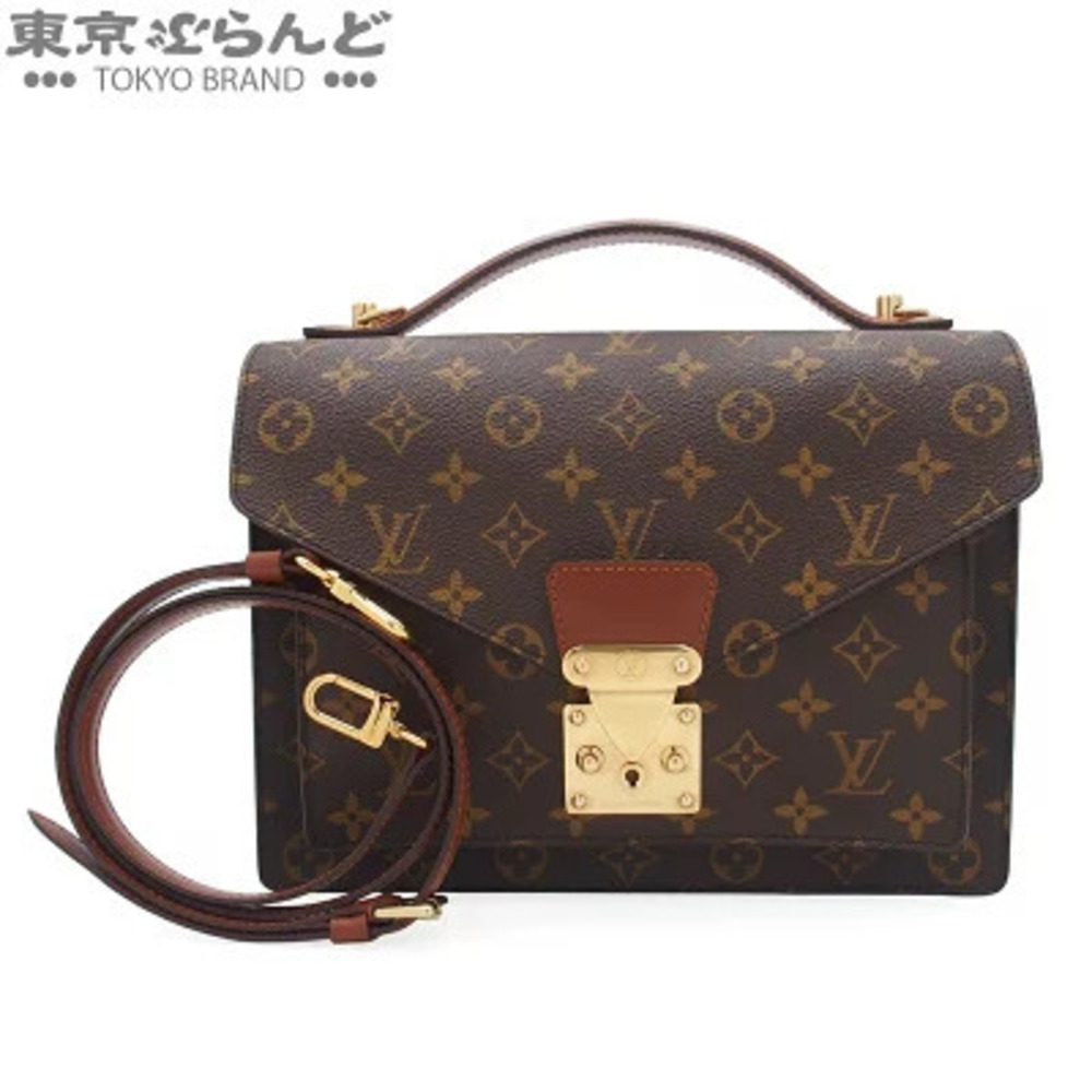 Louis Vuitton Monceau Shoulder Bag Handbag Monogram Canvas